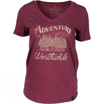 Tee United By Blue Adventure Mujer Rojas - Chile YSD846517